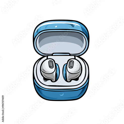 Bluetooth earphones close