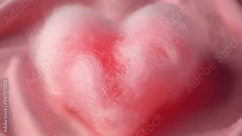 Close up of pink heart shaped.