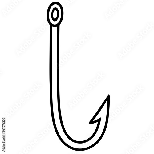 fishhook icon vector