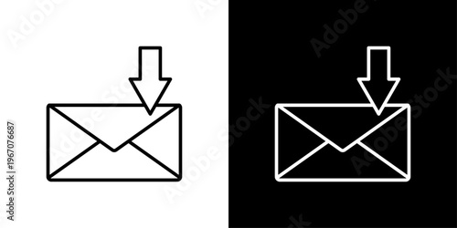 Inbox Icon Sheet Black And White