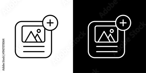 Post Icon Sheet Black And White