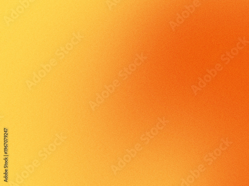 Warmer Grain Gradient Hintergrund in Gelb und Orange – Abstrakter Farbverlauf mit Textur für modernes Design