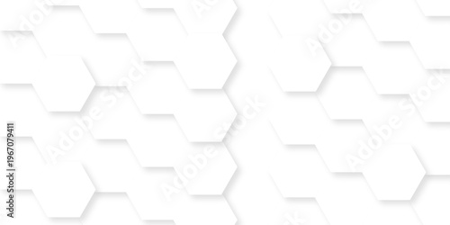 White abstract honeycomb mosaic and tile geometric hexagon vector illustration. geometric digital technology polygon science vintage square mosaic and web cover business texture.