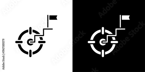 Goal Icon Sheet Black And White