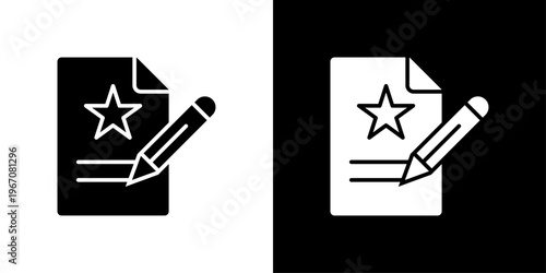 Noteworthy Icon Sheet Black And White