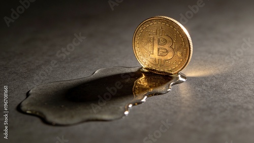 Passive Income Growth Concept with Flowing Coins