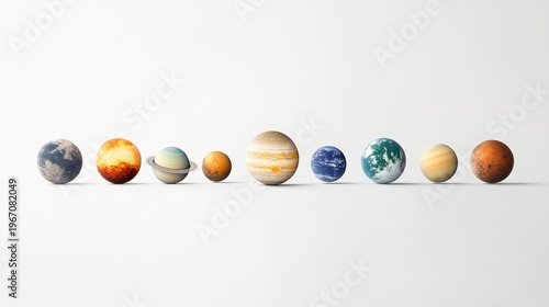 A clean, modern sale banner featuring various planets background Created With Generative AI Technology