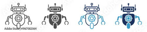 robotics multi purpose icon set