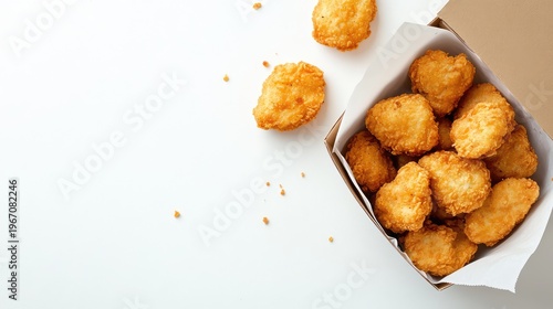 A box of chicken nuggets Created With Generative AI Technology