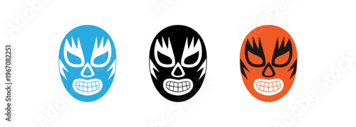 colorful lucha libre wrestling masks