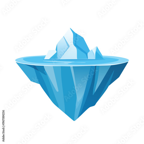 House illustration on an island with city skyline and palm tree