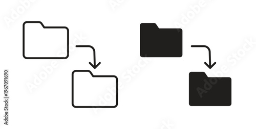 Data transfer icon vector pictogram pack. icon vector template