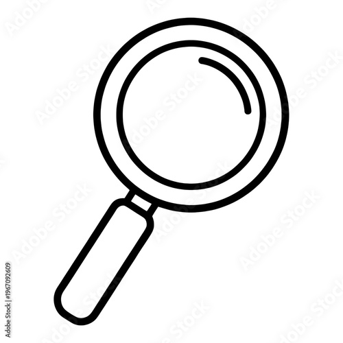 Magnifying Glass Line Icon