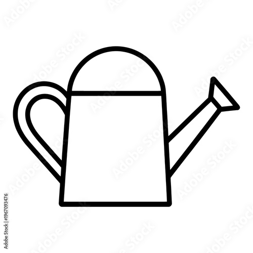 Simple Watering Can Line Icon