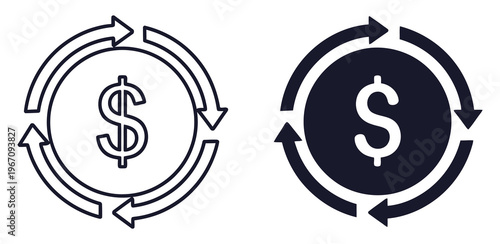 Financial circulation and monetary value two distinct representations of economic flow