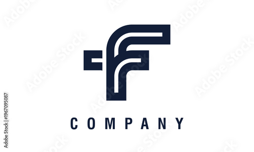 TF FT Letter Monogram Logo