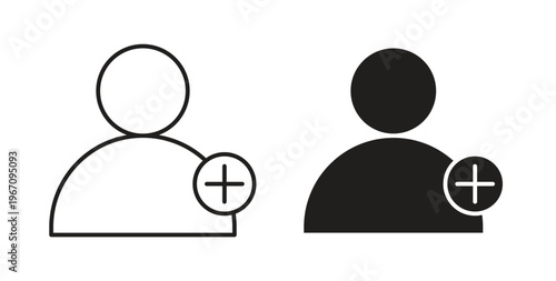Following icon vector pictogram pack. icon vector template