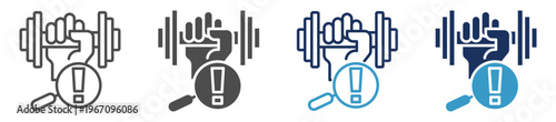 strengths identification multi purpose icon set