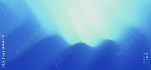 Abstract wavy background. Dynamic effect. Illustration in blue tones. Vector for brochure, poster, cover, card, presentation, flyer or banner.