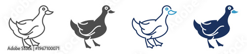 duck multi purpose icon set