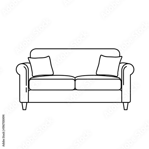 couch furniture living room interior comfortable sofa home design. Used for home decor, interior, and lifestyle themes