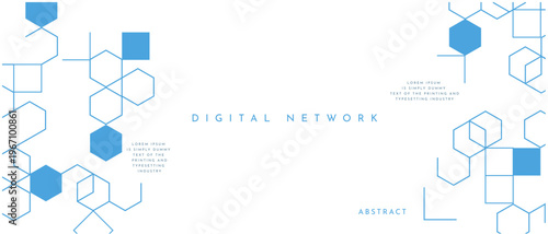 Futuristic healthcare technology background with hexagon network and digital connections. Ideal for AI medicine, biotech innovation, and smart healthcare visuals.
