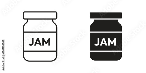 Jam icon vector pictogram pack. icon vector template