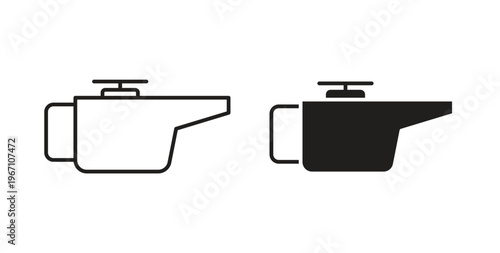 Oil can icon vector pictogram pack. icon vector template