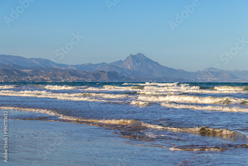 beach and sea in Spain, Alicante 