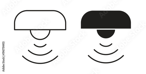 Sensor icon vector pictogram pack. icon vector template