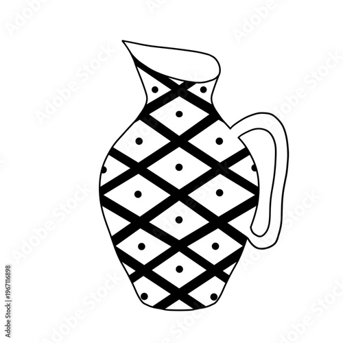 vector illustration of a grenade