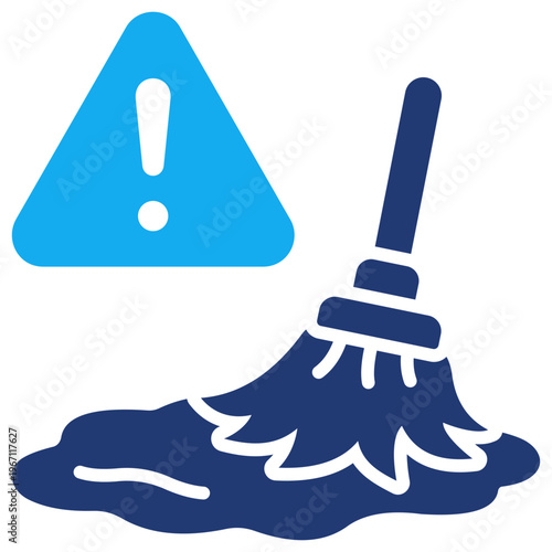 Spill Cleanup Icon vector Illustration For Design.