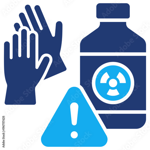 Chemical Handling Icon vector Illustration For Design.