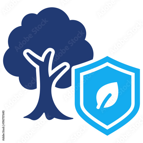 Habitat Protection Icon vector Illustration For Design.