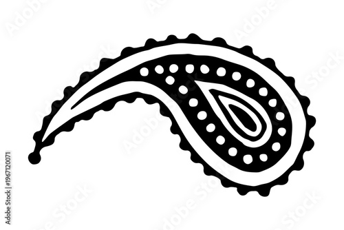 paesly design illustration doodle vector print