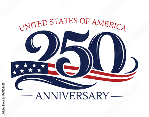 Minimalist Patriotic America SVG PNG, 250 Years of Freedom 1776–2026, USA 250th Anniversary Design for Independence Day 4th of July Crafts