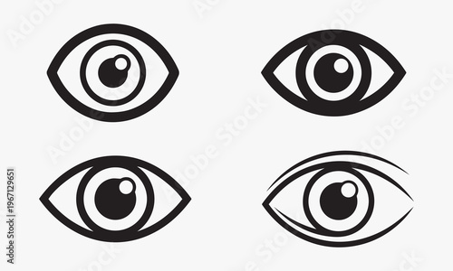 multiple eye icons
