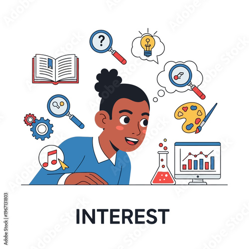 Child's Curiosity: Exploring Science, Art, and Learning with Magnifying Glass