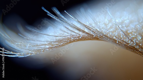 Lash curl pattern macro closeup natural bend formation fiber texture detail curved geometry individual lash characteristics soft professional lighting