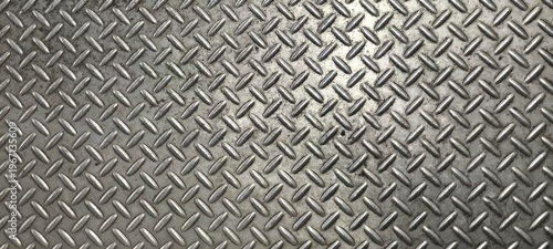 Foto The diamond plate  also known as tread plate or checkered steel plate