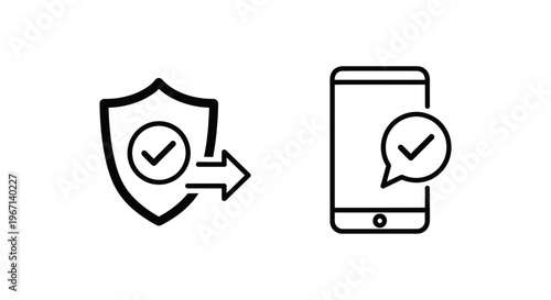 Login approval and push approval icons