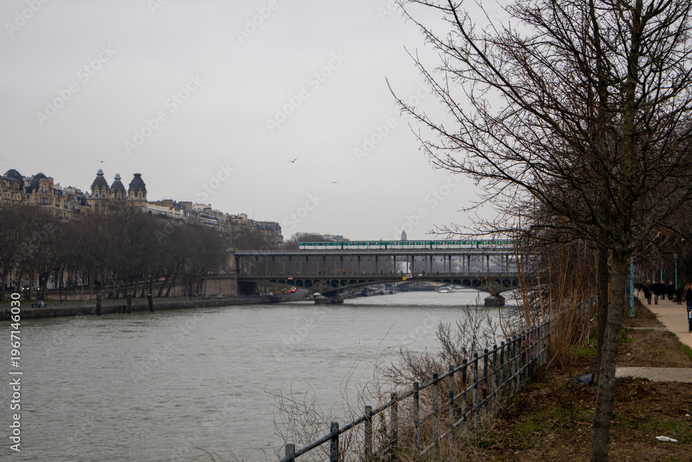 Fototapeta premium bridge over the river