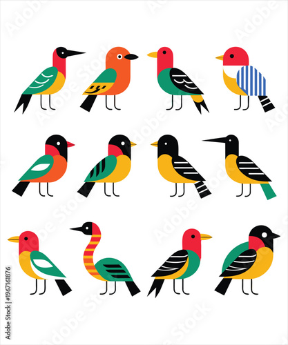 set of birds