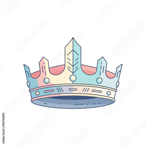 Pastel Crown Illustration
