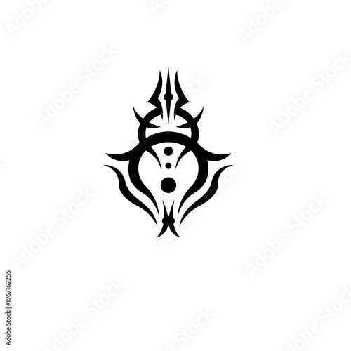 Bird of Prey and Phoenix Silhouette Collection Isolated on White Background