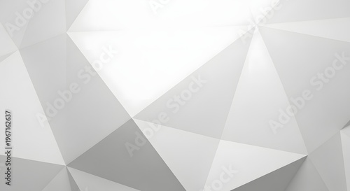 Monochrome Geometric Abstract Polygonal Background Texture.