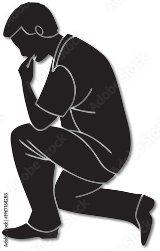 Group of medical professionals doctor nurse team in silhouette standing together