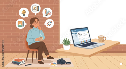 Young woman enjoying bowl of ramen noodles by the window