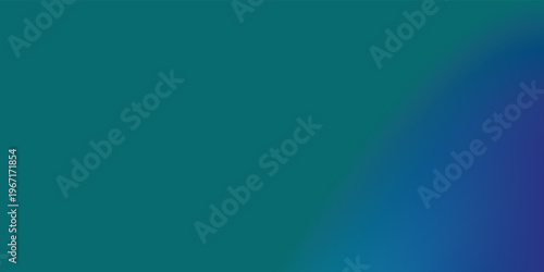 Abstract smooth gradient background blending blue and turquoise tones with soft lighting and subtle blur. Clean  modern  and minimal design