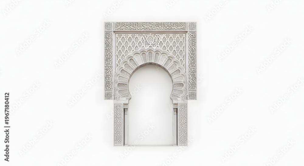 Fototapeta premium Eid al adha islamic archway a beautiful symbol of faith and celebration